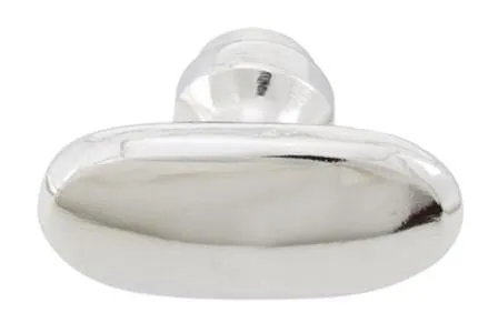 MINI KNOB SET BRASS OVAL