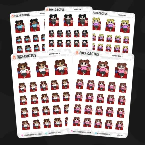 Movie Kawaii Girl Stickers
