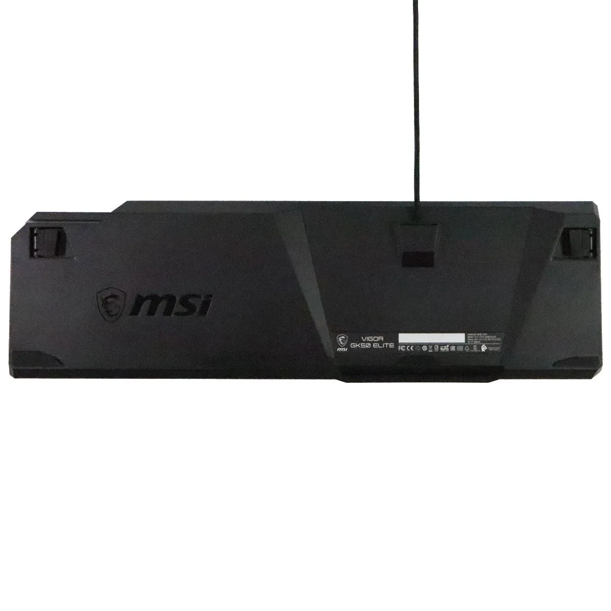MSI Mechanical Keyboard White Switches, RGB Mystic Light (Vigor GK50 Elite BW)