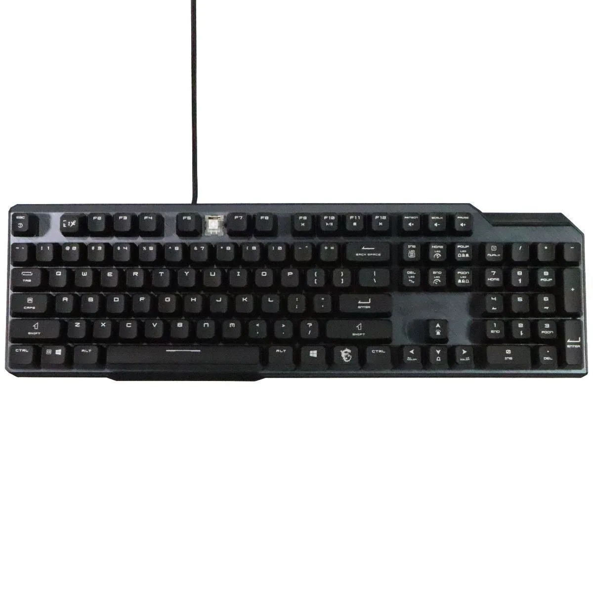 MSI Mechanical Keyboard White Switches, RGB Mystic Light (Vigor GK50 Elite BW)