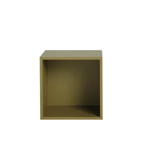 muuto | stacked storage system | module with backboard | medium brown green