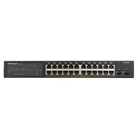 Netgear 24-Port Gigabit Ethernet PoE  Smart Switch With 2 SFP Port 180 W GS324TP