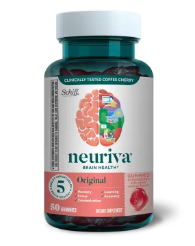 Neuriva Brain Health Strawberry Original Gummies