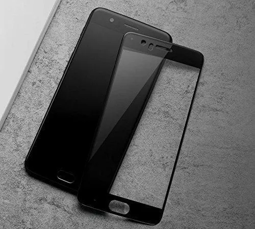 OnePlus 5 Tempered Glass,Premium Series 2.5D Full Screen Guard for One Plus 5 Midnight Black Colour with LED Hole,Case Friendly Design