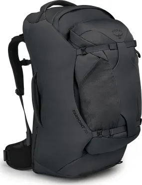Osprey Men&#x27;s Farpoint 70 Tunnel Vision Grey | Buy Osprey Men&#x27;s Farpoint 70 Tunnel Vision Grey here | Outnorth