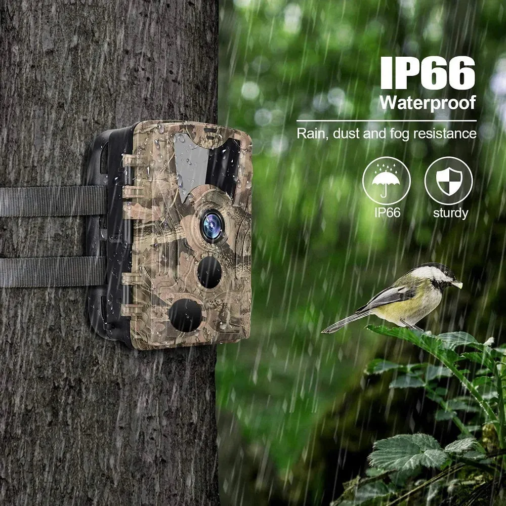 Outdoor Wildlife 20MP HD 1080P Trail Camera Night Vision Hunting Accessories   IP66 Waterproof Wildlife  Game Cam Thermal Scope