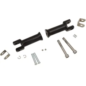 Passenger Footpeg Mounting Kit - Black - 2018-21 Harley-Davidson Softails