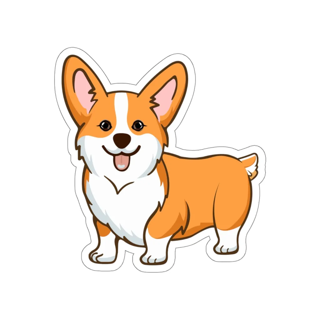 Pembroke Welsh Corgi Kiss-Cut Stickers