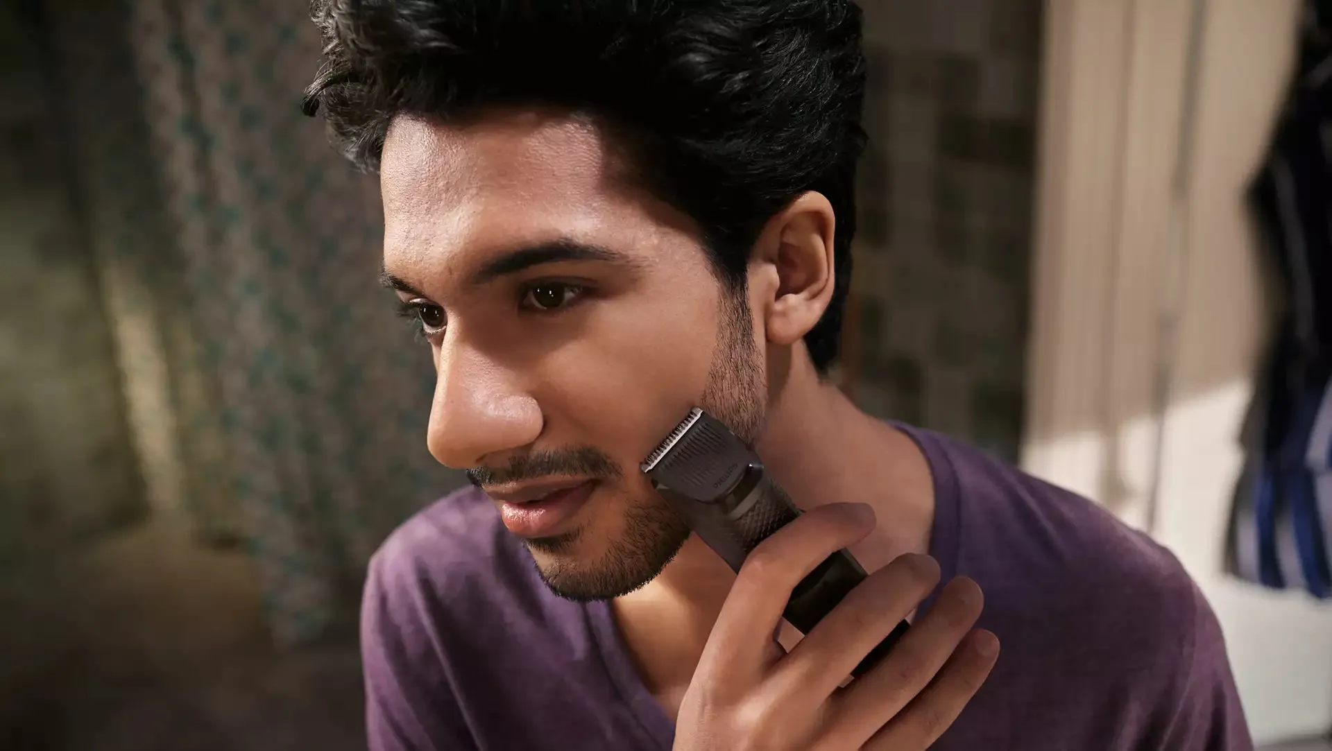 Philips BT1235/18 Skin-friendly Beard trimmer Dura Power Technology, Cordless Rechargeable with USB Charging