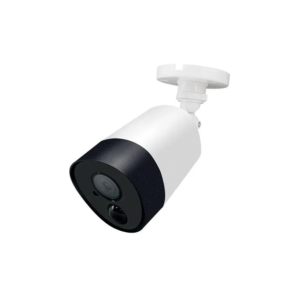Qsee Mix 5MP 8-CH 2TB PIR DVR System with 4PCs Analog Cameras, One 1080P PT and One 4MP PT WiFi Camera