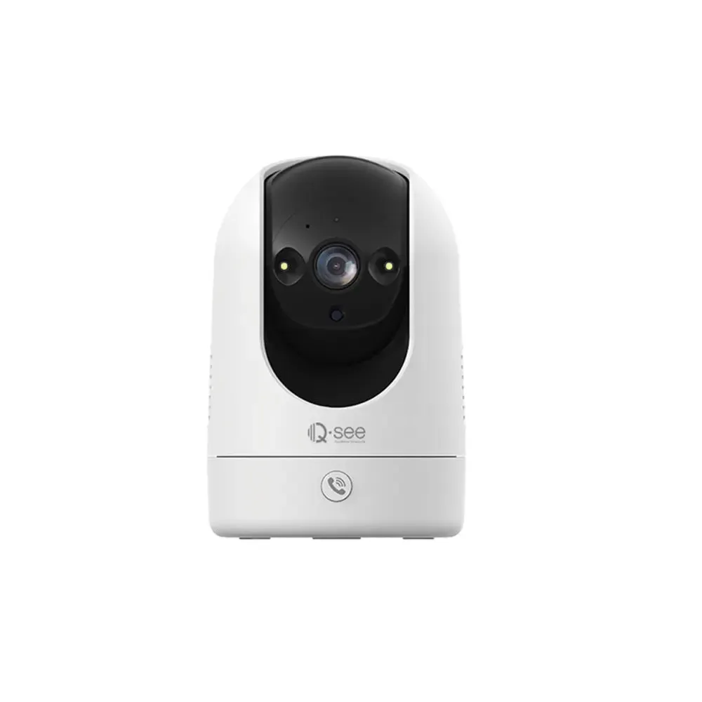 Qsee Mix 5MP 8-CH 2TB PIR DVR System with 4PCs Analog Cameras, Two 4MP PT WiFi Cameras