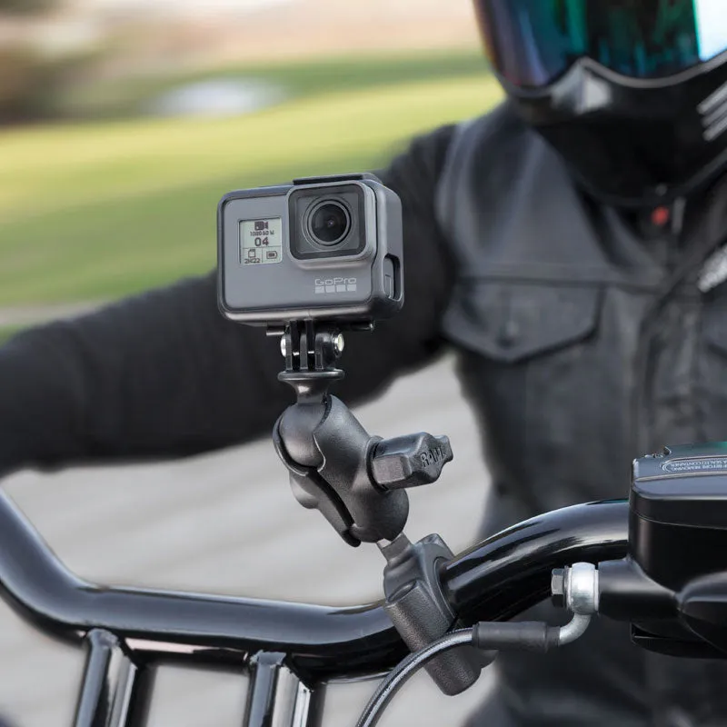 RAM® Torque™ Large Rail Base with Universal Action Camera Adapter