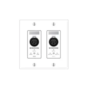 Rane RAD1 Remote Audio Device -2 XLR Mic Inputs - White