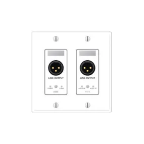 Rane RAD4 Remote Audio Device -2 XLR Line Level Outputs - Black