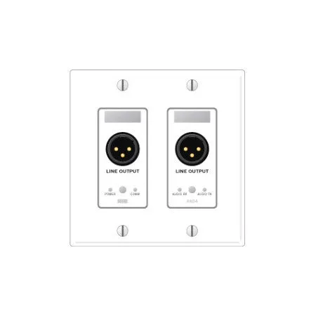 Rane RAD4 Remote Audio Device -2 XLR Line Level Outputs - Black