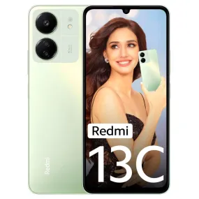 Redmi 13C Smartphone 6GB RAM 128GB Storage Starshine Green