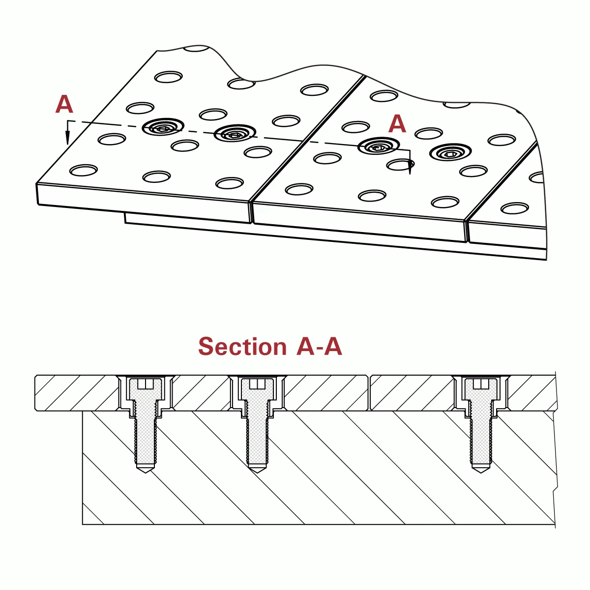 Reversible Table Plates, For MAX Slotted Tables