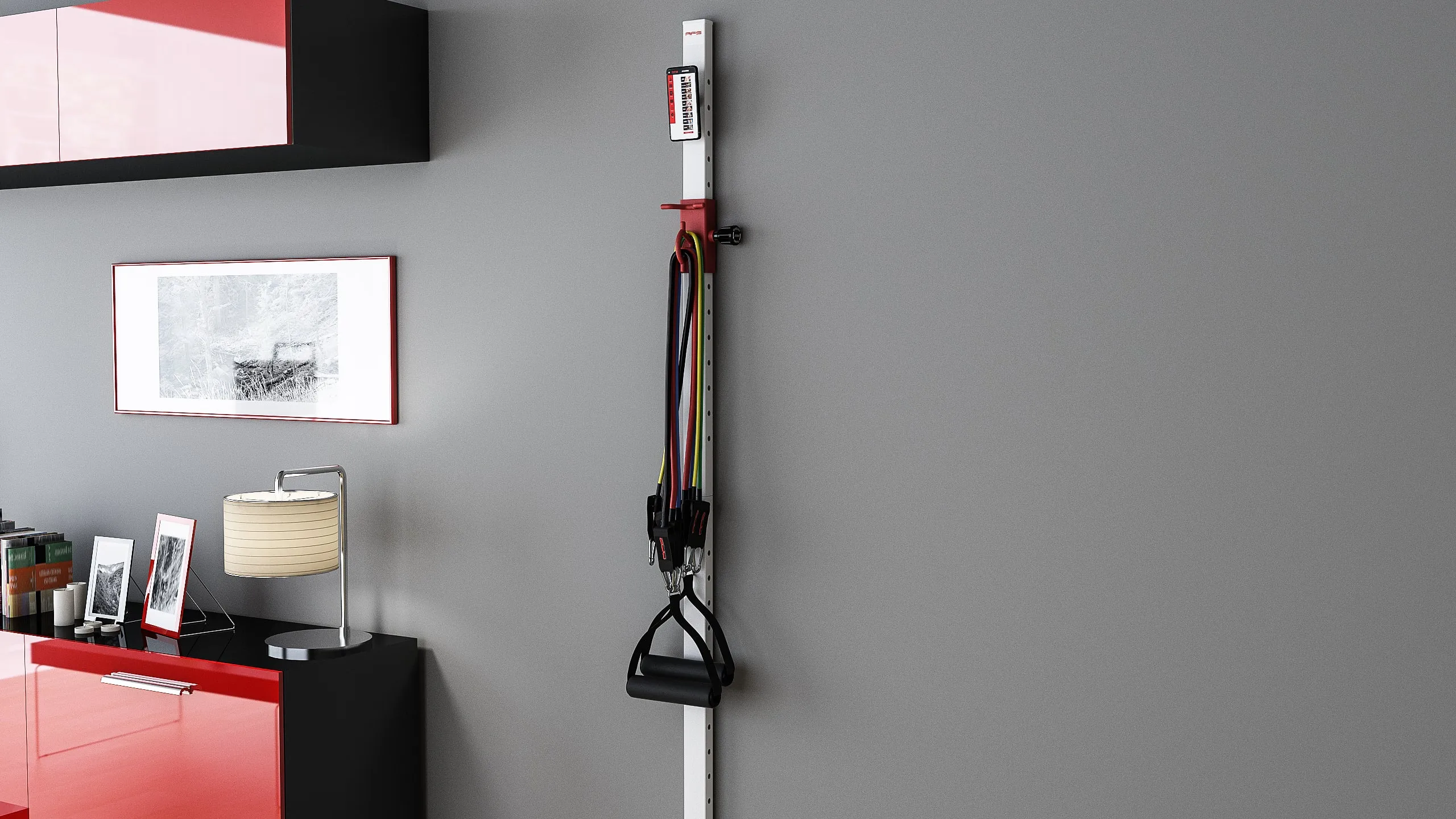 RFS® Versatile Adjustable Wall Anchor - Sleek White Design for Enhanced Support and Stability