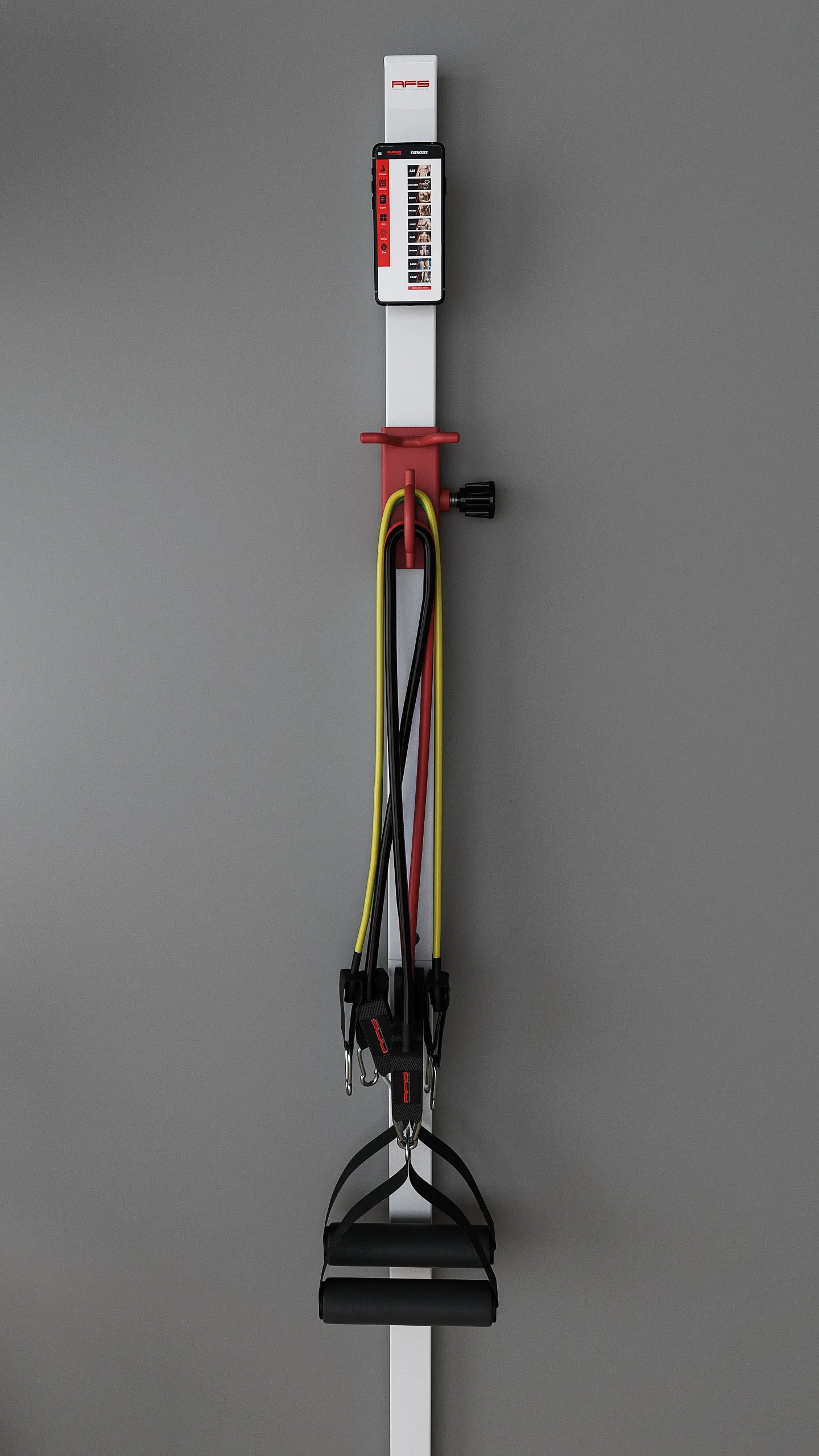 RFS® Versatile Adjustable Wall Anchor - Sleek White Design for Enhanced Support and Stability