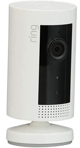 Ring Indoor Cam, Compact Plug-In HD security camera with two-way talk, White, Works with Alexa – 2-Pack