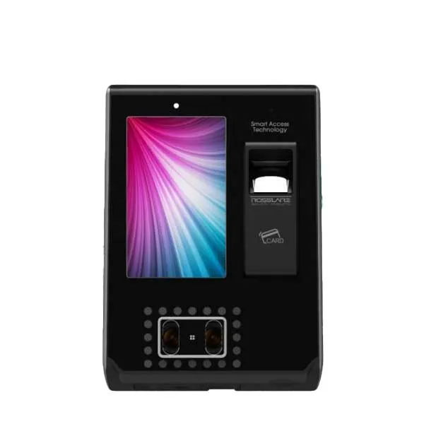 Rosslare - B9350 - Networked Biometric Terminal Electronic Deadbolt - Face, Fingerprint, & RFID Reader - 50,000 users - Touch Screen - 12VDC