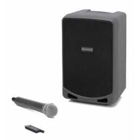 Samson 6" Portable 100W PA With Bluetooth - Wireless HH Mic (Rechargable)
