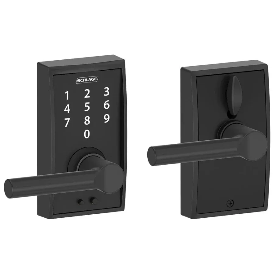 Schlage Century Touch Entry Leverset with Broadway Lever