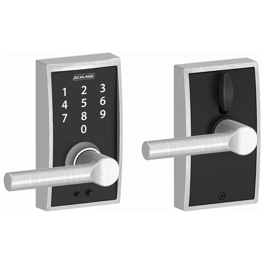Schlage Century Touch Entry Leverset with Broadway Lever