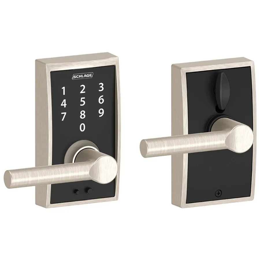 Schlage Century Touch Entry Leverset with Broadway Lever