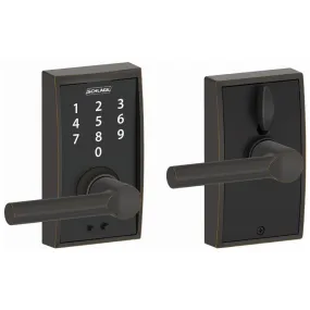 Schlage Century Touch Entry Leverset with Broadway Lever