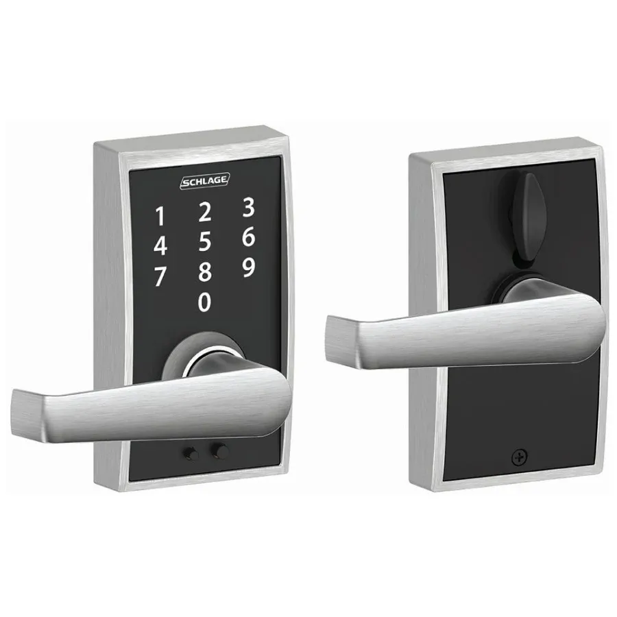 Schlage Century Touch Entry Leverset with Elan Lever