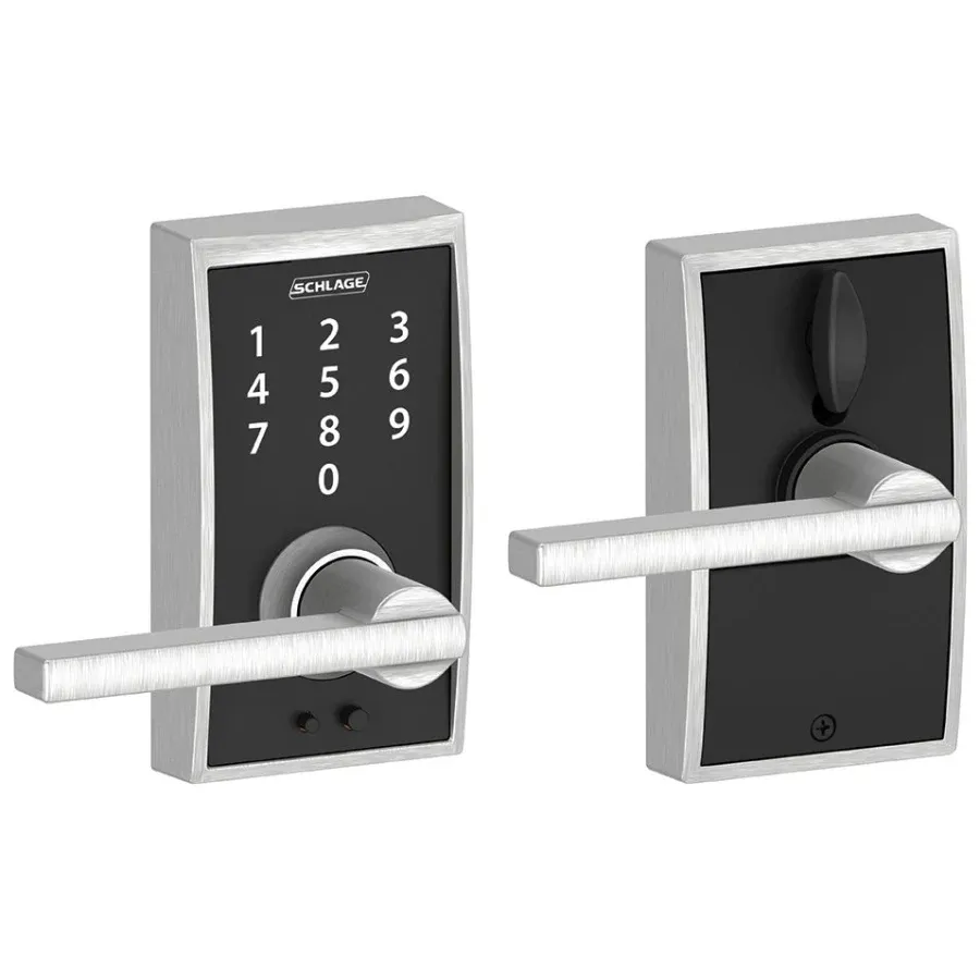 Schlage Century Touch Entry Leverset with Latitude Lever