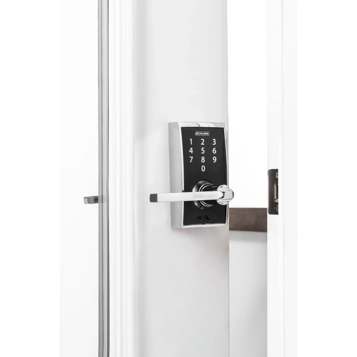 Schlage Century Touch Entry Leverset with Latitude Lever
