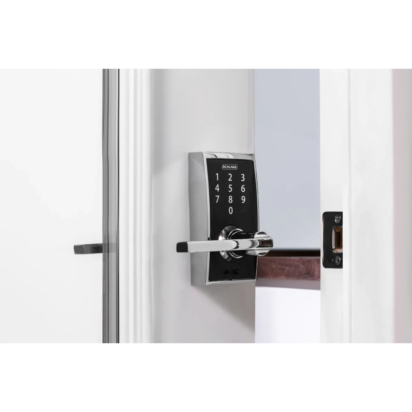 Schlage Century Touch Entry Leverset with Latitude Lever