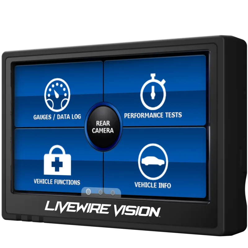 SCT Performance Livewire Vision Programmer - Data Monitor - 4" Color Touch Screen - Ford