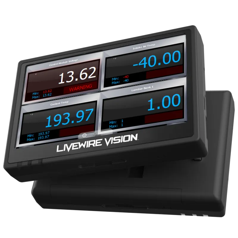 SCT Performance Livewire Vision Programmer - Data Monitor - 4" Color Touch Screen - Ford