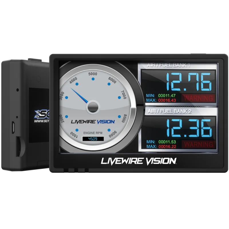 SCT Performance Livewire Vision Programmer - Data Monitor - 4" Color Touch Screen - Ford