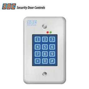 SDC - 918 - Digital Entry Keypad - Indoor - 500 Users - 12/24V AC/DC - Satin Stainless Steel