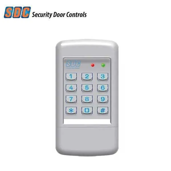 SDC - 920 - Weatherized Keypad - Indoor/Outdoor - Surface Mounted - 12/24V AC/DC - Cast Metal