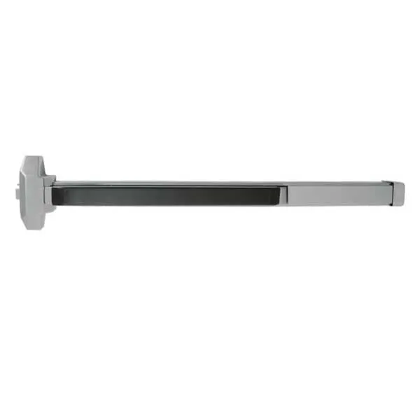 SDC - S4101PU36RE - RIM Mounted Panic-Rated Exit Device - 36" - Exit Only - Request to Exit - Motorized Electric Latch Retraction - 630 - Dull Stainless Steel - Grade 1