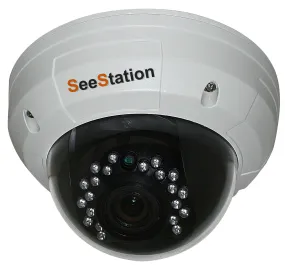 SeeStation (AHD) DOME CAMERA 2MP/1080P 2.8-12mm Varifocal Auto Iris LENS 12V