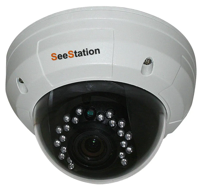SeeStation (AHD) DOME CAMERA 2MP/1080P 2.8-12mm Varifocal Auto Iris Lens 12VDC