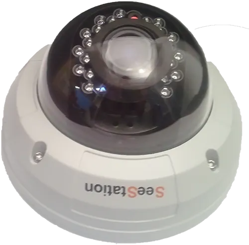 SeeStation C2429AV8 Dome Camera Vandal Resistant 1000TVL 2.8-12mm Varifocal Lens