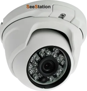 SeeStation C2430AV8 Dome Camera Vandal Resistant 700L 2.8-12mm Varifocal Lens DC-12V