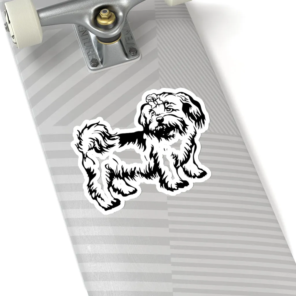 Shih Tzu Kiss-Cut Stickers