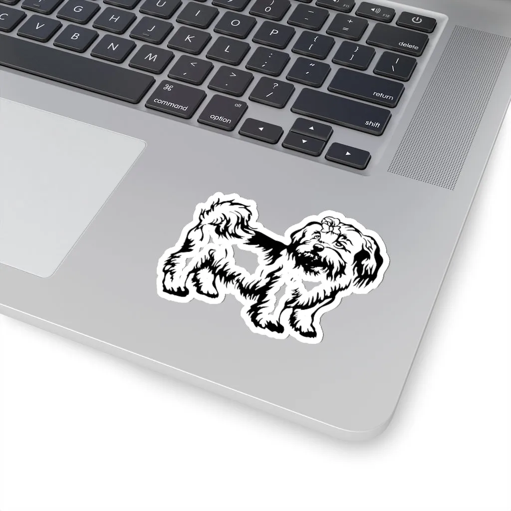 Shih Tzu Kiss-Cut Stickers