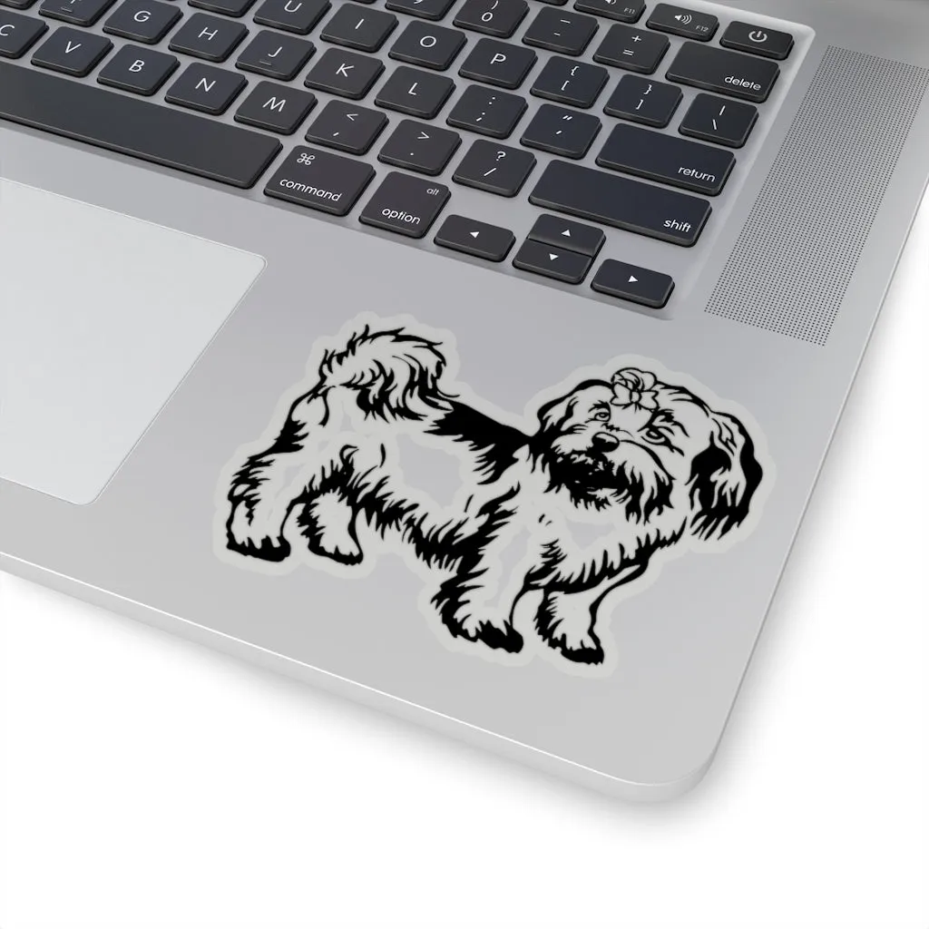 Shih Tzu Kiss-Cut Stickers