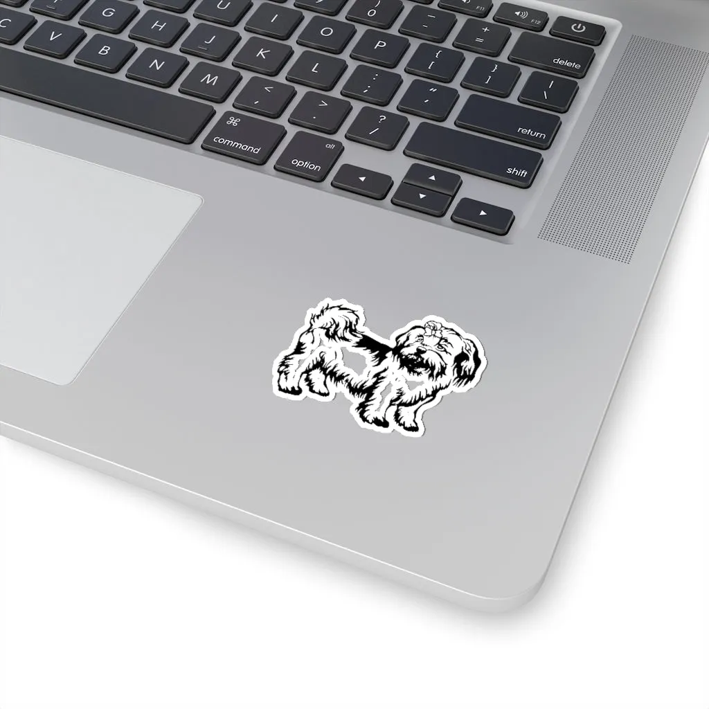 Shih Tzu Kiss-Cut Stickers