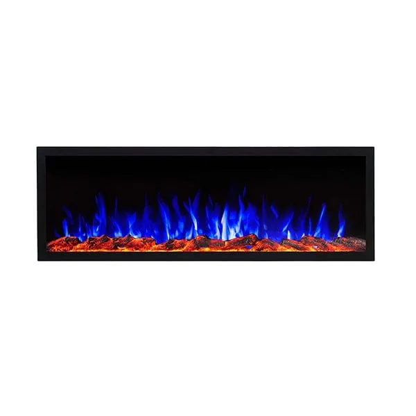 Sideline Elite 60 Inch Recessed Smart Outdoor Weatherproof Electric Fireplace (No Heat) 80049