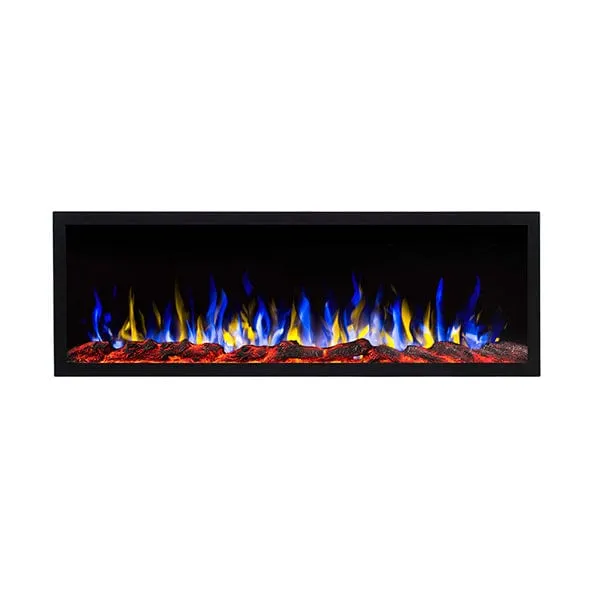 Sideline Elite 60 Inch Recessed Smart Outdoor Weatherproof Electric Fireplace (No Heat) 80049